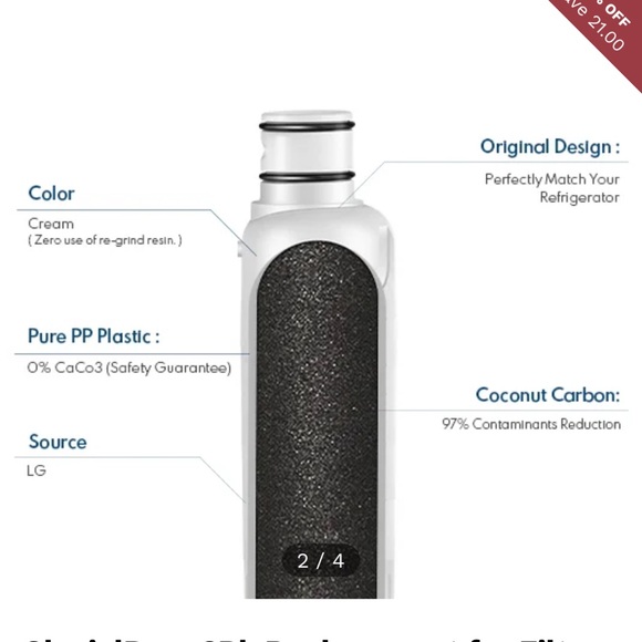 Sealed Pack of 2 Water Filters - Picture 4 of 11